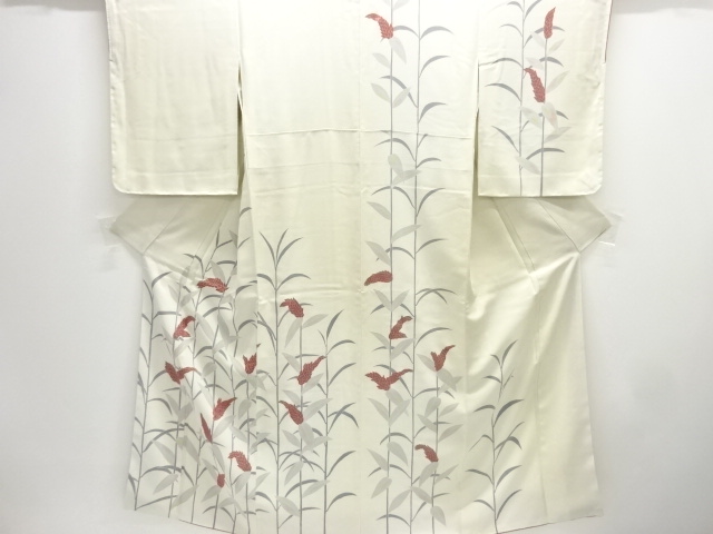 草葉模様訪問着